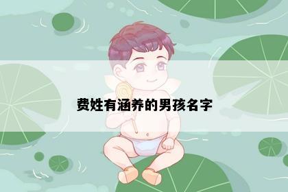 费姓有涵养的男孩名字